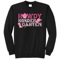 Retro Howdy Kindergarten Cowgirl Western Rodeo For School Sweatshirt