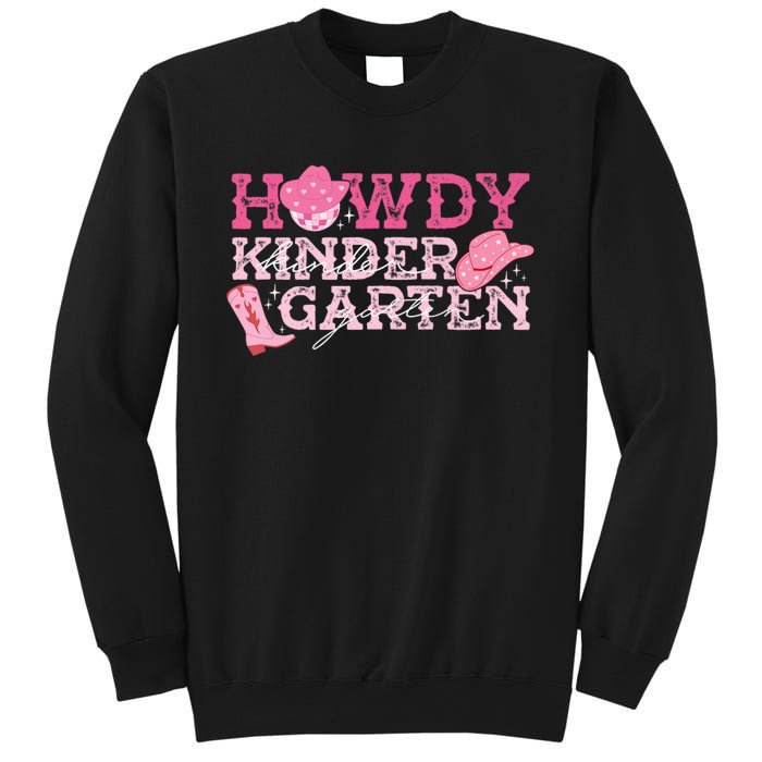 Retro Howdy Kindergarten Cowgirl Western Rodeo For School Sweatshirt