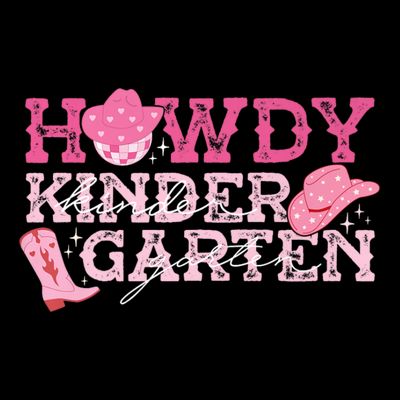 Retro Howdy Kindergarten Cowgirl Western Rodeo For School T-Shirt