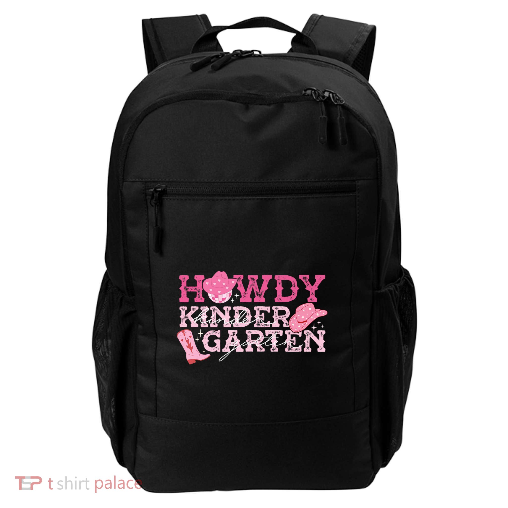 Retro Howdy Kindergarten Cowgirl Western Rodeo For School Backpack
