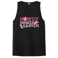 Retro Howdy Kindergarten Cowgirl Western Rodeo For School PosiCharge Competitor Tank