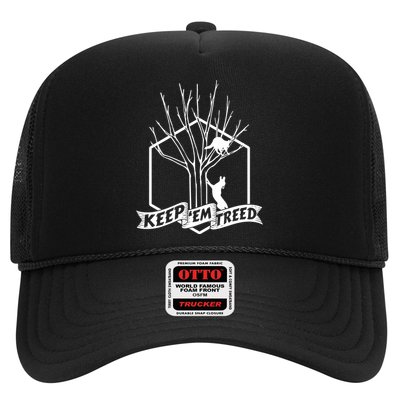 Raccoon Hunting Keep Em' Treed Vinatage Hunting Gear Meaningful Gift Trucker Hat