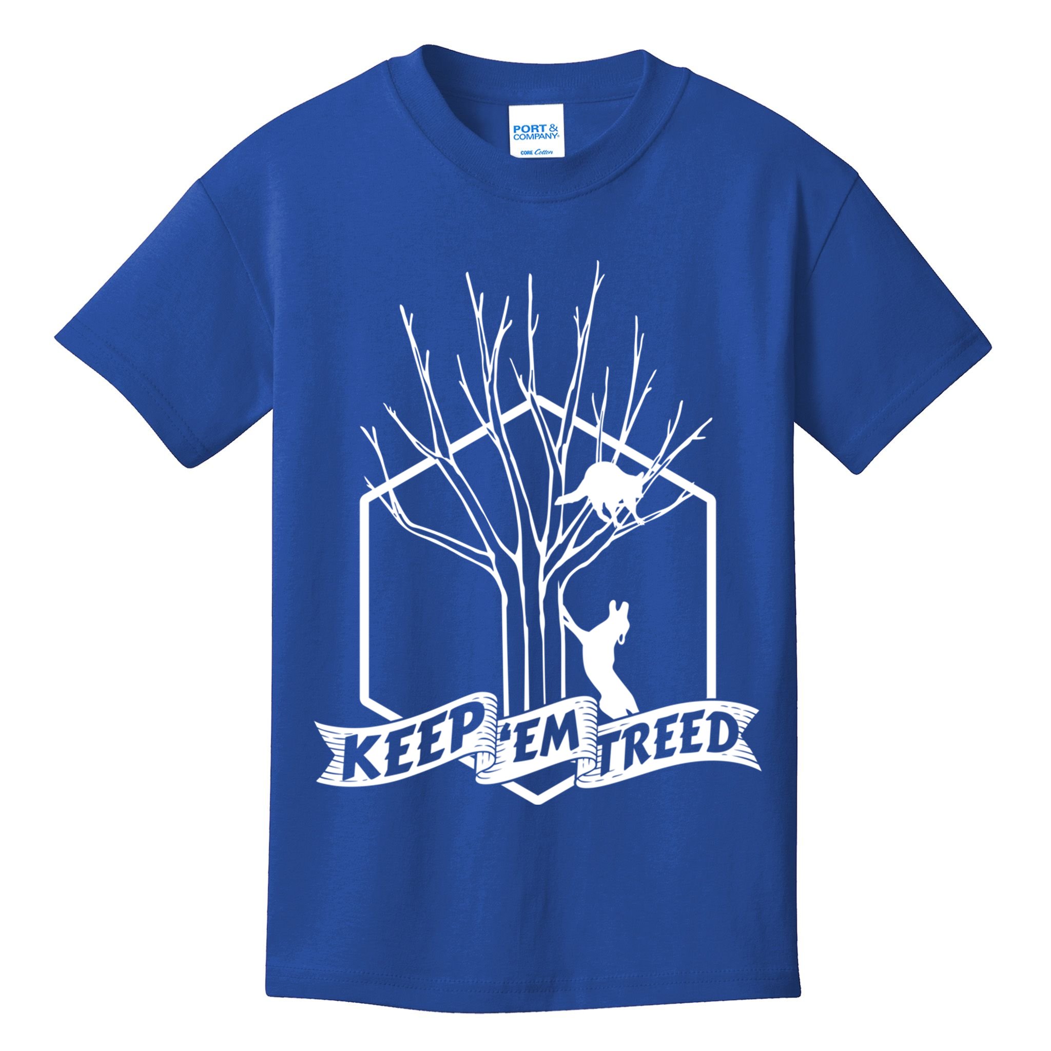 Raccoon Hunting Keep Em' Treed Vinatage Hunting Gear Meaningful Gift Kids T-Shirt