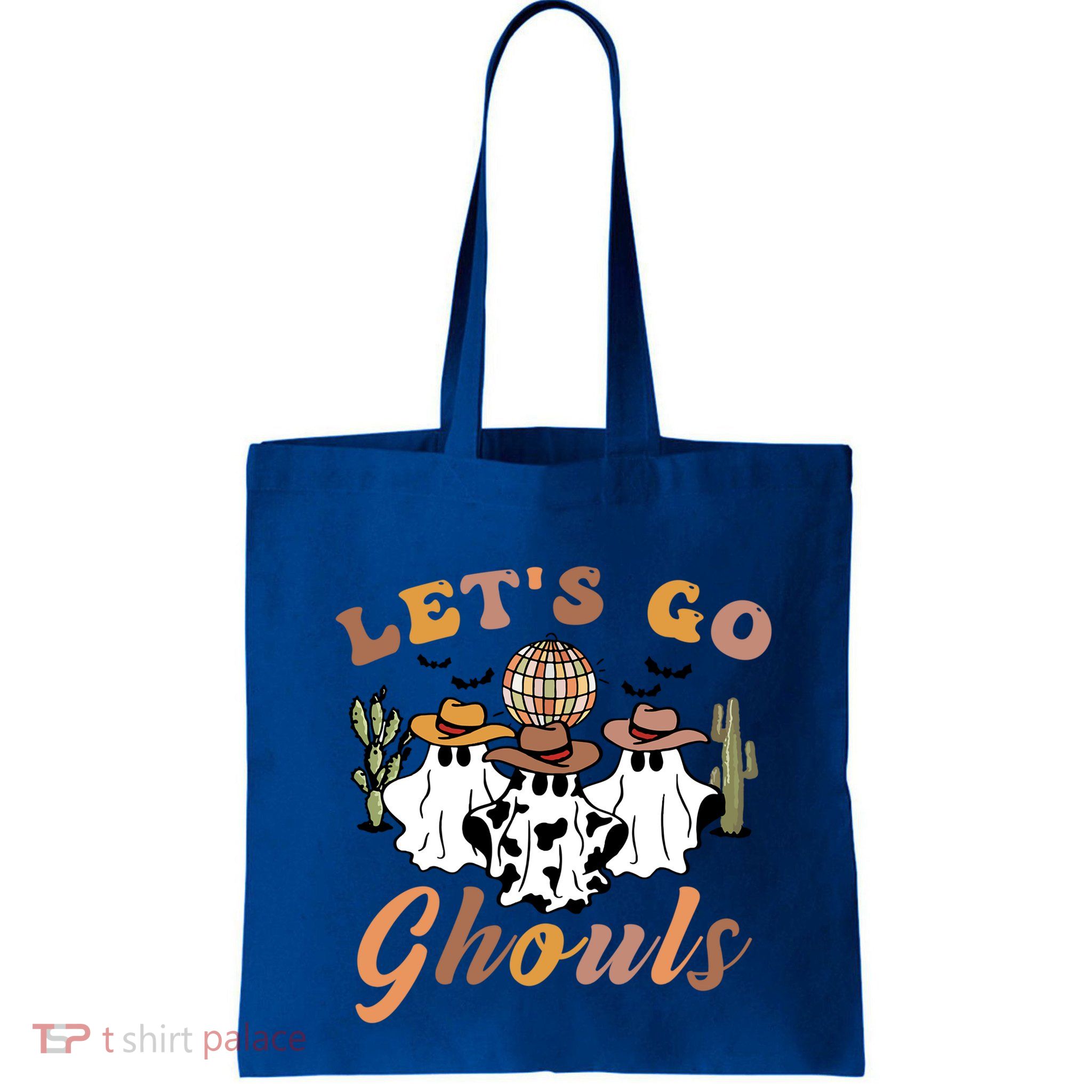 Retro Halloween Lets Go Ghouls Western Ghosts Disco Gift Bag