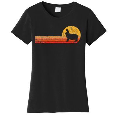 Retro Hippo Lover Funny Hippo Vintage Women's T-Shirt