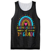 Rainbow Happy Last Day Of 3rd Grade School Teacher Mesh Reversible Basketball Jersey Tank