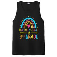 Rainbow Happy Last Day Of 3rd Grade School Teacher PosiCharge Competitor Tank