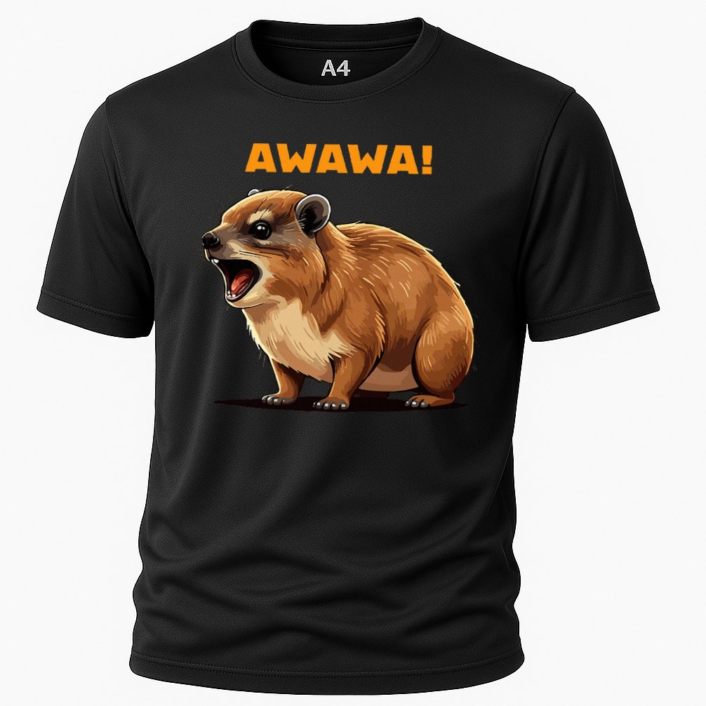 Rock Hyrax Lover Awawa Funny Groundhog Dassie Performance Shirt