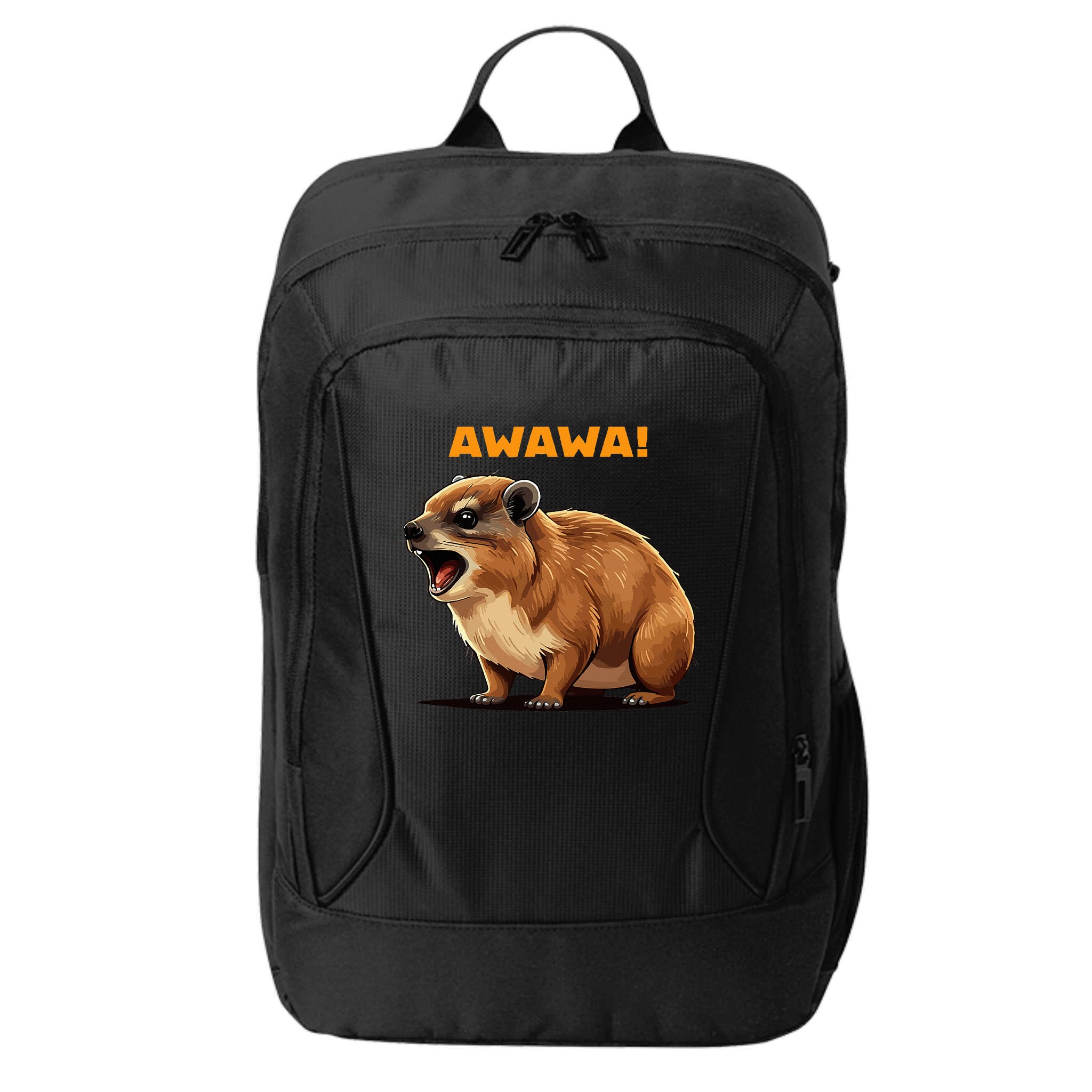 Rock Hyrax Lover Awawa Funny Groundhog Dassie City Backpack