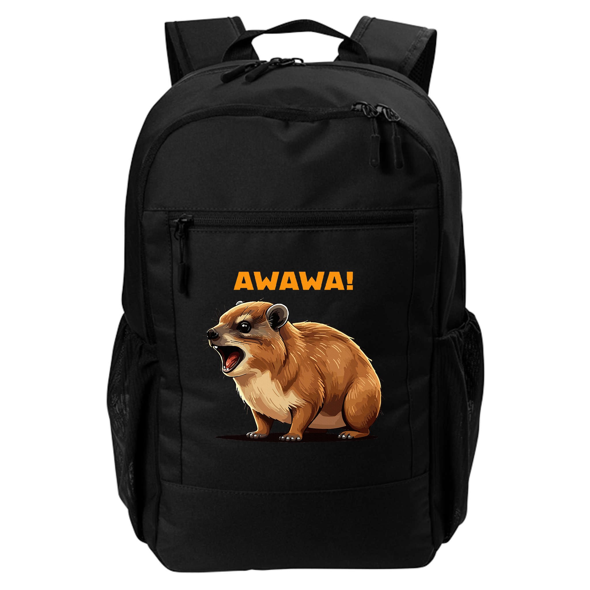 Rock Hyrax Lover Awawa Funny Groundhog Dassie Backpack