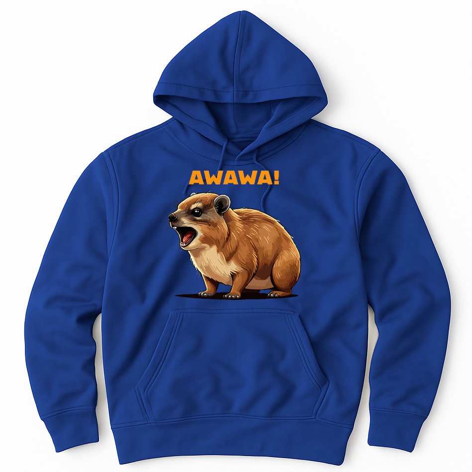 Rock Hyrax Lover Awawa Funny Groundhog Dassie Hoodie