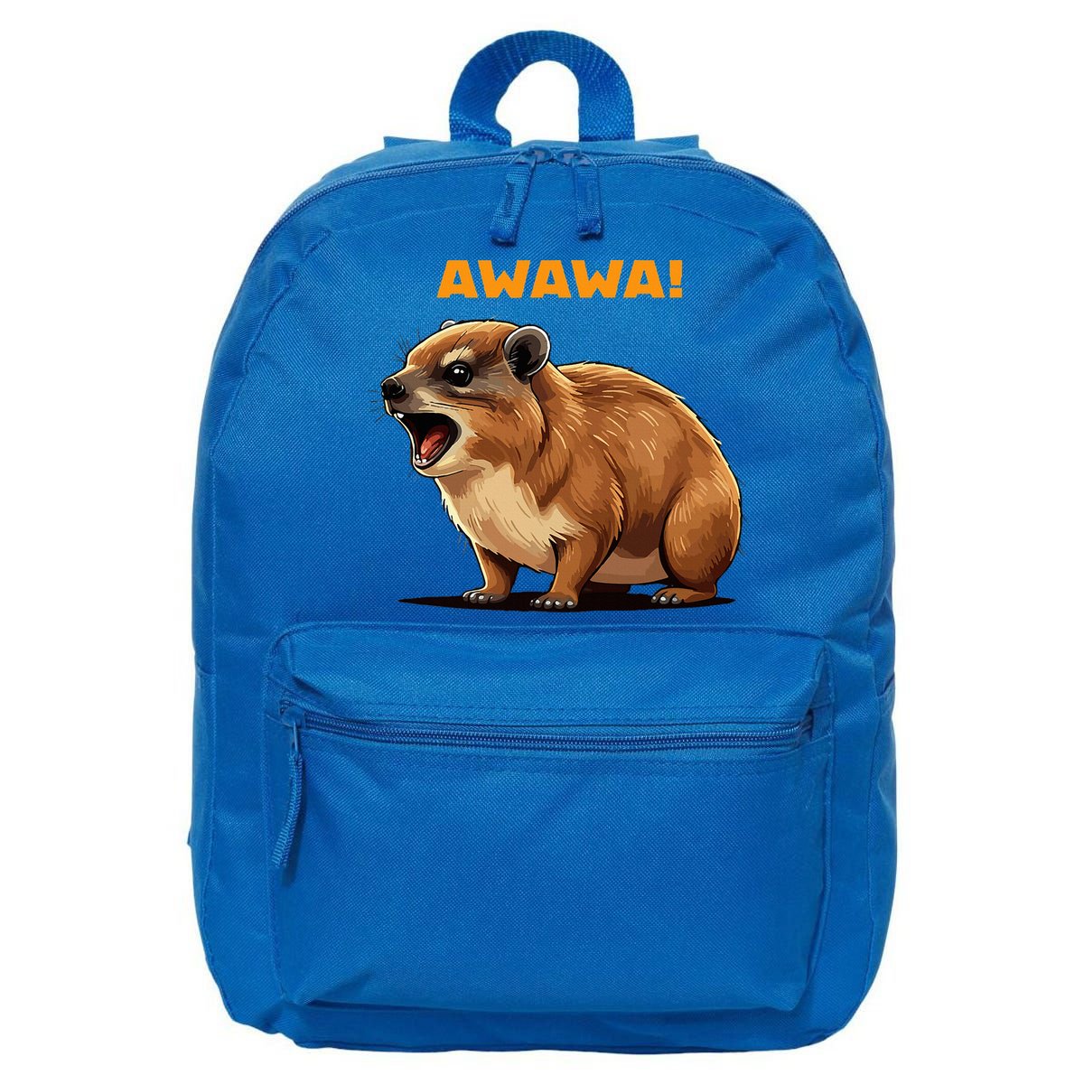 Rock Hyrax Lover Awawa Funny Groundhog Dassie 16 in Basic Backpack