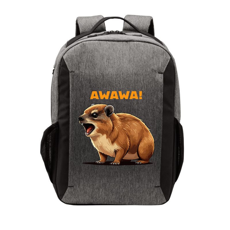 Rock Hyrax Lover Awawa Funny Groundhog Dassie Vector Backpack