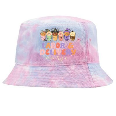 Retro Halloween L&D Labor And Delivery Nurse Party Costume Tie-Dyed Bucket Hat