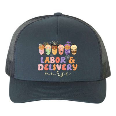 Retro Halloween L&D Labor And Delivery Nurse Party Costume Yupoong Adult 5-Panel Trucker Hat