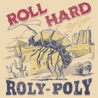 Roll Hard Live Free Roly Poly Wild West Rodeo Cowboy Drawstring Bag