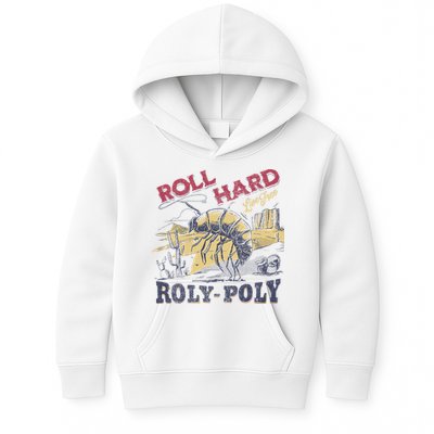Roll Hard Live Free Roly Poly Wild West Rodeo Cowboy Kids Hoodie