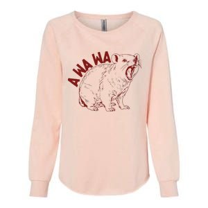 Rock Hyrax Lover Awawa Funny Groundhog Dassi Womens California Wash Sweatshirt