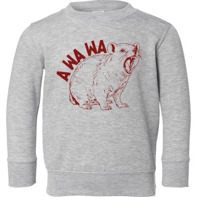 Rock Hyrax Lover Awawa Funny Groundhog Dassi Toddler Sweatshirt