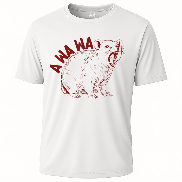 Rock Hyrax Lover Awawa Funny Groundhog Dassi Cooling Performance Crew T-Shirt
