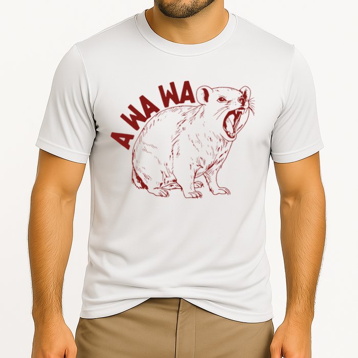 Rock Hyrax Lover Awawa Funny Groundhog Dassi Cooling Performance Crew T-Shirt