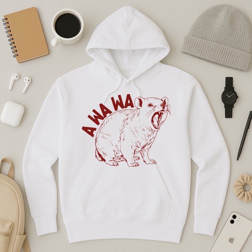 Rock Hyrax Lover Awawa Funny Groundhog Dassi Hoodie
