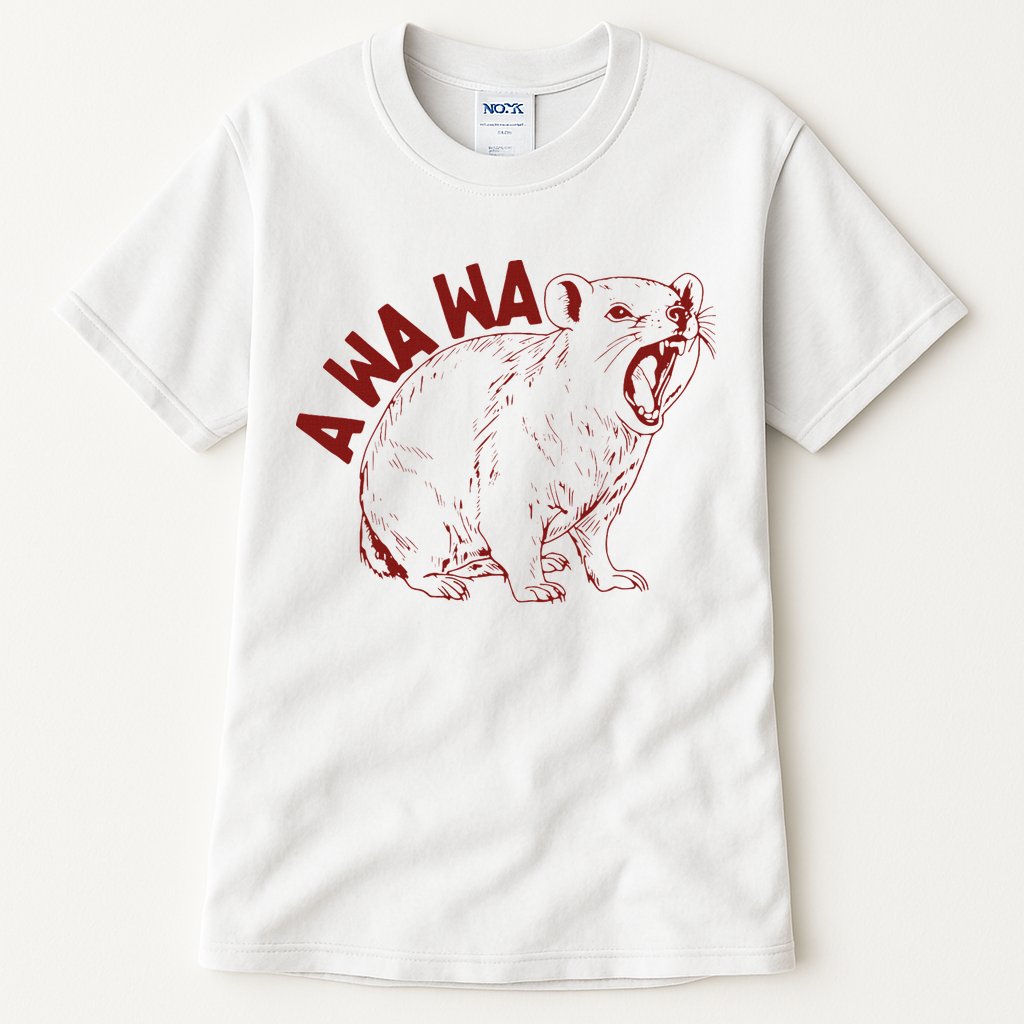 Rock Hyrax Lover Awawa Funny Groundhog Dassi Tall T-Shirt