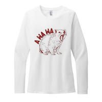 Rock Hyrax Lover Awawa Funny Groundhog Dassi Womens CVC Long Sleeve Shirt