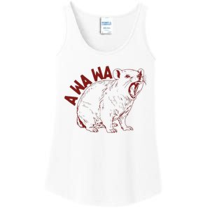 Rock Hyrax Lover Awawa Funny Groundhog Dassi Ladies Essential Tank