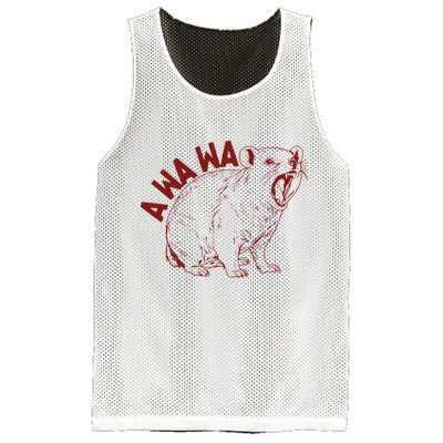 Rock Hyrax Lover Awawa Funny Groundhog Dassi Mesh Reversible Basketball Jersey Tank