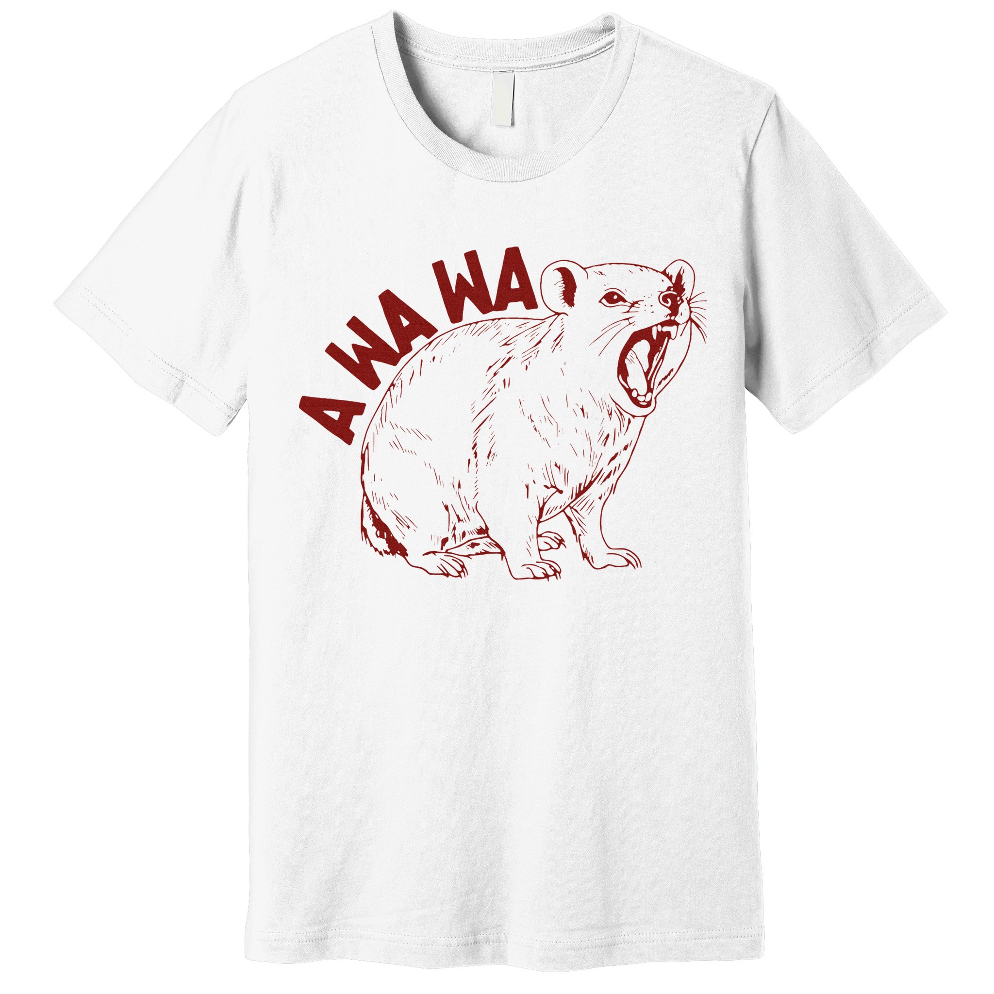 Rock Hyrax Lover Awawa Funny Groundhog Dassi Premium T-Shirt