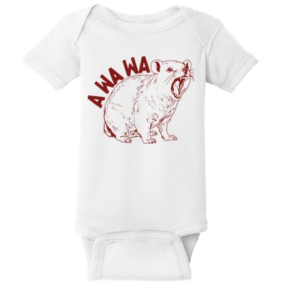 Rock Hyrax Lover Awawa Funny Groundhog Dassi Baby Bodysuit