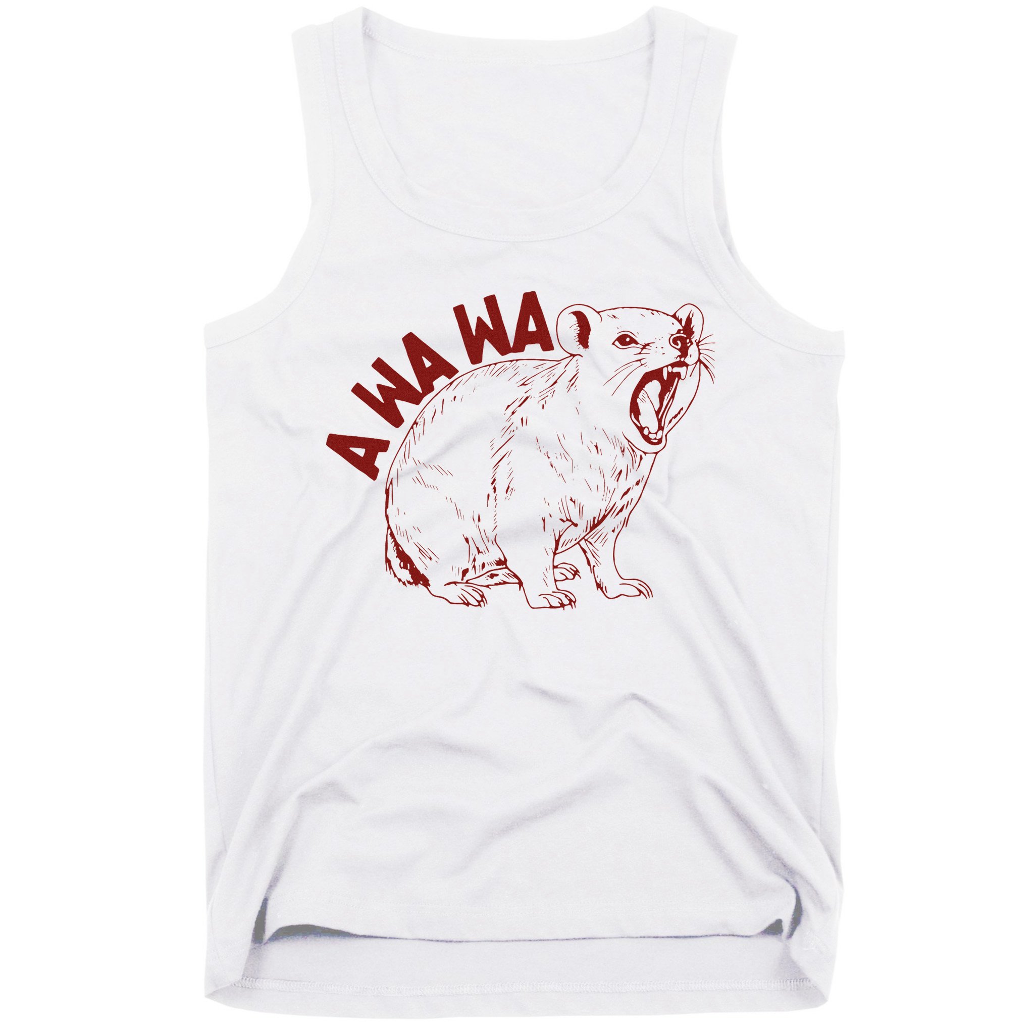 Rock Hyrax Lover Awawa Funny Groundhog Dassi Tank Top