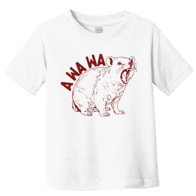 Rock Hyrax Lover Awawa Funny Groundhog Dassi Toddler T-Shirt
