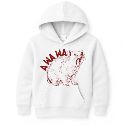 Rock Hyrax Lover Awawa Funny Groundhog Dassi Kids Hoodie