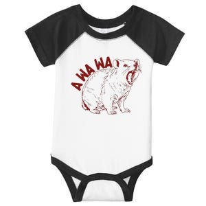 Rock Hyrax Lover Awawa Funny Groundhog Dassi Infant Baby Jersey Bodysuit