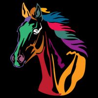 Rainbow Horse Lover Cute Impact Tech Backpack