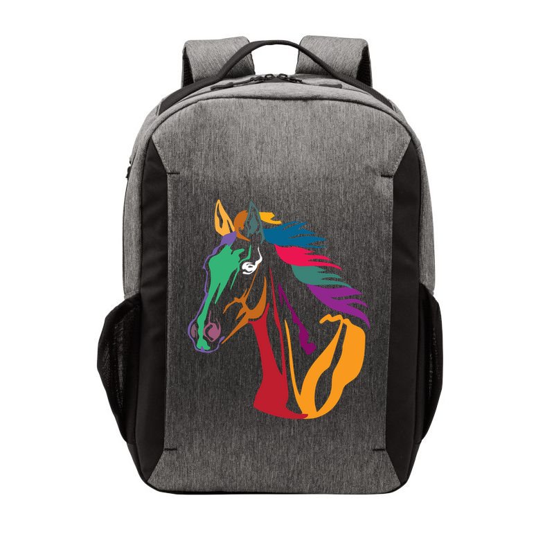 Rainbow Horse Lover Cute Vector Backpack