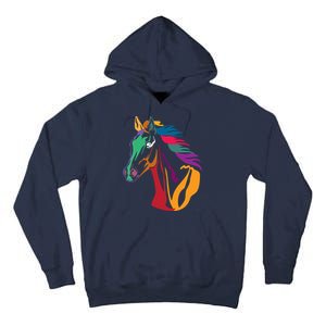 Rainbow Horse Lover Cute Tall Hoodie