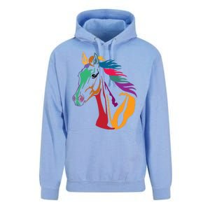 Rainbow Horse Lover Cute Unisex Surf Hoodie