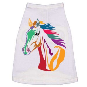 Rainbow Horse Lover Cute Doggie Tank