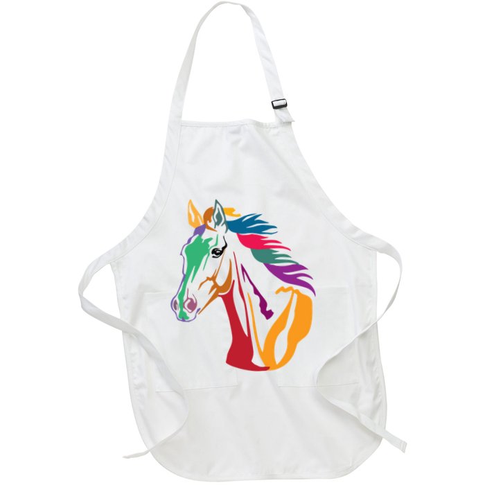 Rainbow Horse Lover Cute Apron