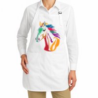 Rainbow Horse Lover Cute Apron