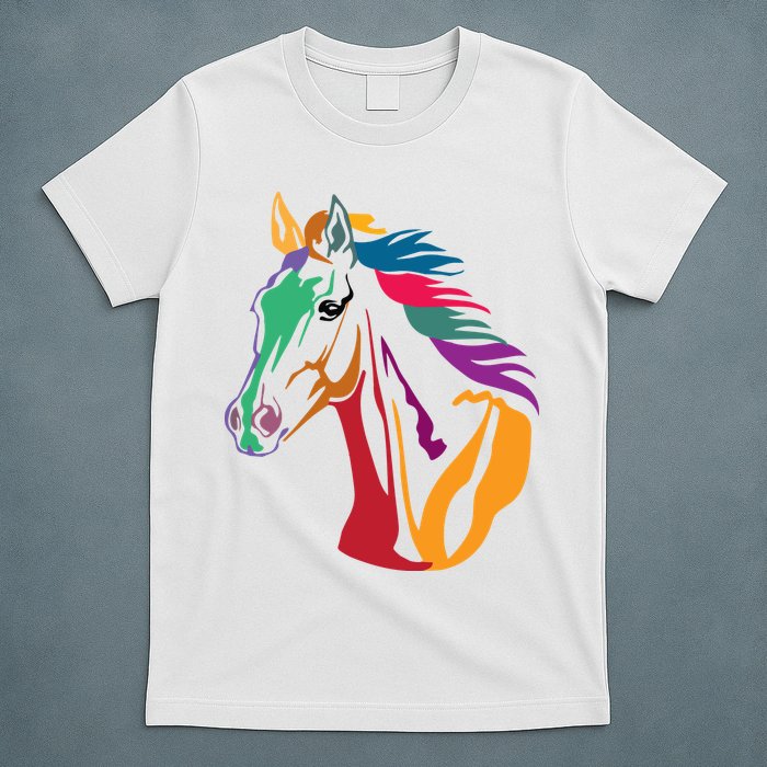 Rainbow Horse Lover Cute T-Shirt