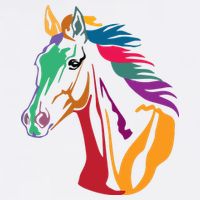 Rainbow Horse Lover Cute T-Shirt
