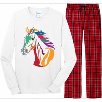 Rainbow Horse Lover Cute Long Sleeve Pajama Set