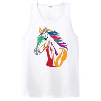 Rainbow Horse Lover Cute PosiCharge Competitor Tank