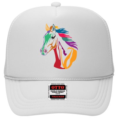 Rainbow Horse Lover Cute Trucker Hat