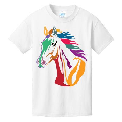 Rainbow Horse Lover Cute Kids T-Shirt