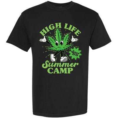 Retro High Life Summer Camp Since 1978 Garment-Dyed Heavyweight T-Shirt